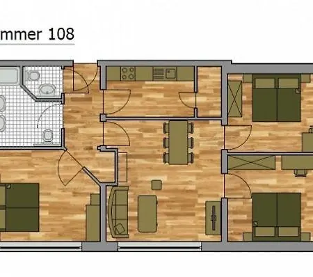 Appartamento Der Landhof Wolgast